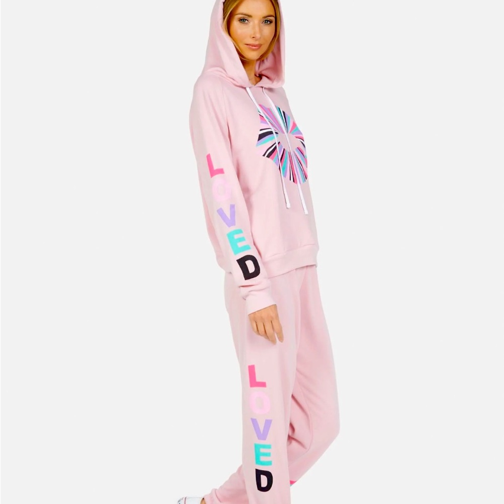 Lauren moshi 2 piece lounge set/ sweatshirt and sweatpants